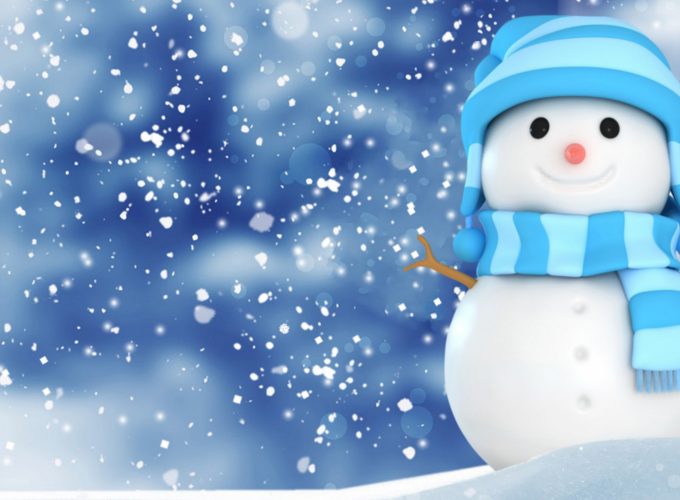 Wallpaper Christmas, New Year, snow, winter, snowman, 4k, Holidays 5101314411